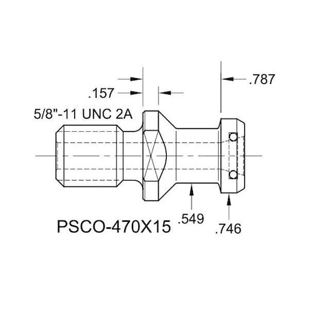 Tj Davies Co Coolant Through Retention Knob PSCO-470X15